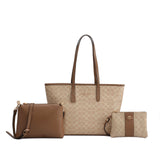 3 In 1 Leather Tote Bag By Coach 31cm - Saadstore