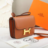 H Constance Leather Bag - Saadstore