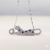 Panther Necklace & Earrings By Cartier - Saadstore