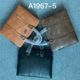 Matte Leather Laptop Bag By Montblanc - Saadstore