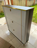 Italian - style luxury ultra - thin shoe cabinet - Saadstore