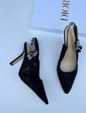 CD j'Adior Embroidered Slingback Pumps - Saadstore