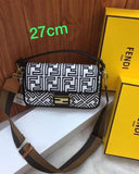 FNDI Jacquard Baguette Bag - Saadstore