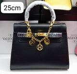 H Sellier Bag in Epsom Leather With Gold Hardware 25cm - Saadstore