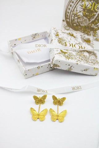 CD Butterfly Earrings - Saadstore