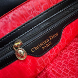 C.D Macro Cannage Calfskin Leather Bag 36cm - Saadstore