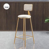 Luxury Golden Bar High Chair Stool - Saadstore