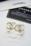 CH - CC Pearl Drop Earrings - Saadstore