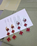 VCA Alhambra Earrings 3 Motifs - Saadstore