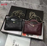 CH 31 Calfskin, Lambskin Leather Bag - Saadstore