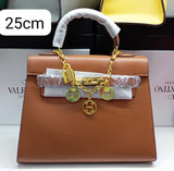 H Sellier Bag in Epsom Leather With Gold Hardware 25cm - Saadstore