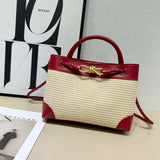 Bottega Veneta Andiamo Tote Bag In Rafiia & Leather - Saadstore