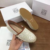 𝐋𝐄𝐖 Canvas Espadrille Shoes - Saadstore
