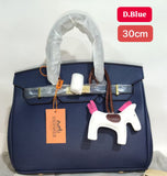 H Clemence Togo Leather Gold Finish Bag 30cm - Saadstore