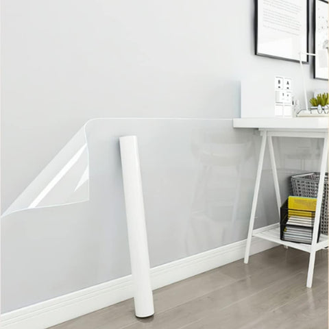 Wall Protective Film, Removable Clear Wall Protector,Anti - Scratch, Oil Proof Waterproof Clear Wall Protector Sticker - Easy to Clean - Saadstore