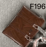 Shiny Leather Laptop Bag By Montblanc - Saadstore