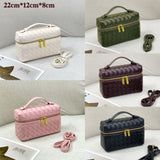 Bang Bang Intrecciato Leather Vanity Bag 22cm - Saadstore