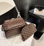 Damier Canvas Toiletry Pouch 26cm - Saadstore