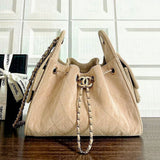 CH 25 Hobo Bag In Suede Leather - Saadstore