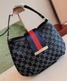 GG New Ladies Web Hobo Bag 33cm - Saadstore