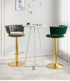 Luxury Pre - modern Simple Armrest Bar Chair - Saadstore