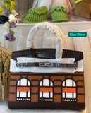 H Sellier Faubourg House Night Handbag 25cm - Saadstore