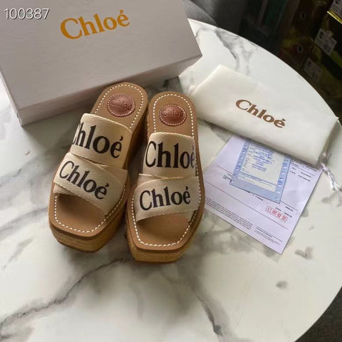 𝐂𝐇𝐋 Woody Wedge Heeled For Women - Saadstore