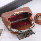 Capucines BB Top Handle Leather & Python Bag By LV - Saadstore