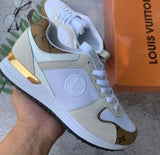 LV Monogram Canvas Run Away Sneakers - Saadstore