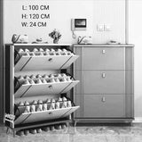 Italian - style luxury ultra - thin shoe cabinet - Saadstore