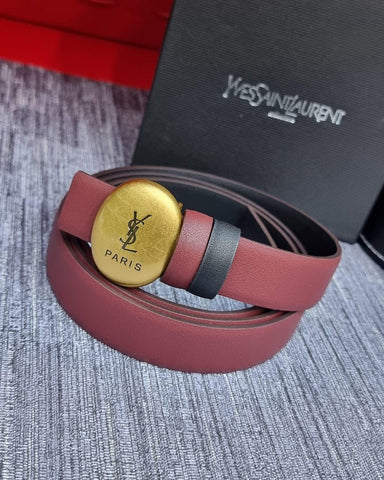 Leather Belt By YSL - Saadstore