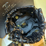 CH 22 Mini Shiny Leather Handbag 25cm - Saadstore