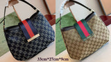 GG New Ladies Web Hobo Bag 33cm - Saadstore