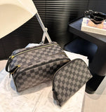 Damier Canvas Toiletry Pouch 26cm - Saadstore