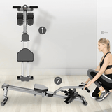 12 - Level Adjustable Rowing Machine for Home Workout UAE - Saadstore