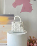 CD Lady Dior Bag In Matte Leather - Saadstore