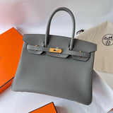 H Leather Bag For Ladies 25cm - Saadstore