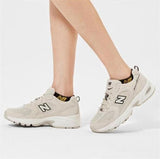 New Balance Ivory Mesh Low - top Running Sneakers - Saadstore