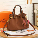 H Leather Bag 28cm - Saadstore