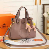 H Leather Bag 28cm - Saadstore
