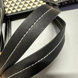 PRDA Logo Leather Tote Bag - Saadstore