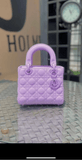 CD Lady Dior Bag In Matte Leather - Saadstore