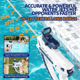 : Water Gun Toy for Kids NIBEMINENT Electric Automatic High Pressure Strong Toys Water Gun, Cool Appearance Large Capacity Fast Firing Speed Long Range(2 COLORS) - Saadstore