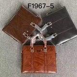 Shiny Leather Laptop Bag By Montblanc - Saadstore