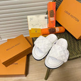 LV Pool Pillow Comfort LOVU Slides - Saadstore