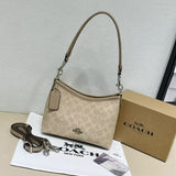 Laurel Small Shoulder Bag In Canvas 17cm - Saadstore