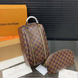 Damier Canvas Toiletry Pouch 26cm - Saadstore