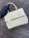 Cluny Mini Top Handle Leather Bag By LV - Saadstore