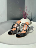 Hold Me Crystal Sandals AQUAZZURA - Saadstore