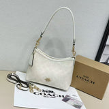 Laurel Small Shoulder Bag In Canvas 17cm - Saadstore